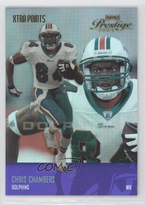 2003 Playoff Prestige Xtra Points Purple 55/100 Chris Chambers #74 a1u