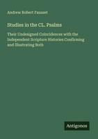 Studies In The Cl. Psalms Andrew Robert Fausset Taschenbuch Englisch 2025