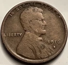 1916-S Lincoln Wheat Cent San Francisco Mint Low Mintage Early Date JC1456
