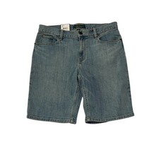 NWT Lauren Ralph Lauren Classic Bermuda Denim Shorts Women's Size 8 Modest