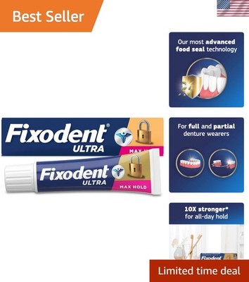 Ultra Max Hold Denture Adhesive, 2.2 oz, Packaging may vary