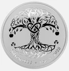 2025 Geiger Mint Ireland Tara Tree of Life 1 oz Silver Round