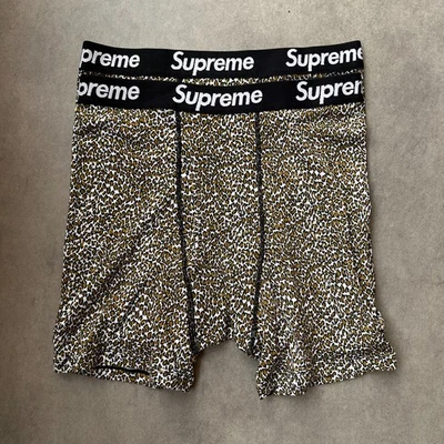 Supreme Boxer Shorts Leopard Hombre Calzoncillos Streetwear Pack de 2 S M L... - Imagen 1 de 4