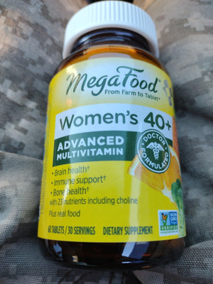 MegaFood  Womens  40+  Advanced Multivitamin 60 Tablet Ex 09/30/2025