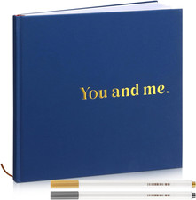 Hardcover Couples Scrapbook 144 Pages 8.7 x 8.7" Couples Photo Album Scrapboo...