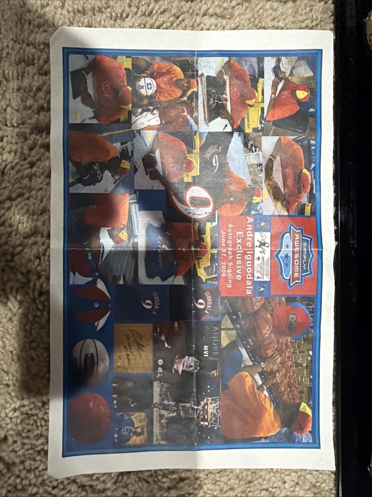 Andre Iguodala Autographed Spalding Basketball -PSA Authenticated -Free Case! view 3