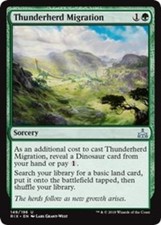 x4 Thunderherd Migration - Rivals of Ixalan - NM - MTG