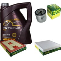 Mann Inspektionspaket 5L Mannol Extreme 5W-40 FüR VW Golf VII 1.4 TSI 1.2 Touran
