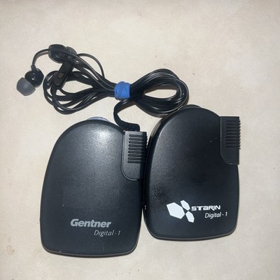 2 Pack  Gentner Digital-1 Wireless Assistive Listening Receivers Working