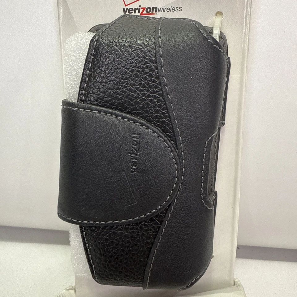 Verizon Universal Leather Pouch with Rotating Clip for Convoy 4 and etc - Black - Image 2 of 4