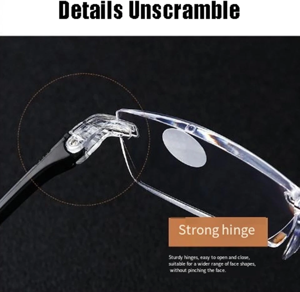 Gafas Autoajustables Optic X, Gafas de Enfoque Automático Autoajustables para Hombres Mujeres Foto 2 de 4