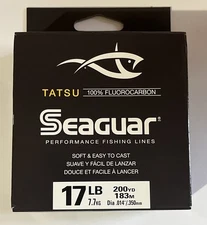 Seaguar Tatsu Fluorocarbon Line 17lb - 200yd Spool