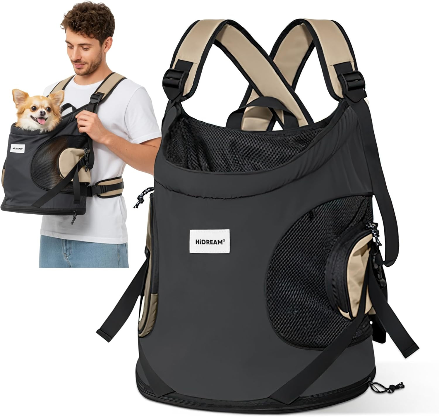 Zaino Cani Gatto Trasportino Frontale Za - Portatile e Lavabile 2026