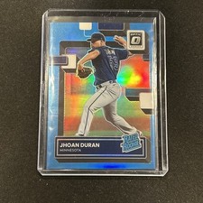 2022 Panini Donruss Optic Rated Carolina Blue Prizm /50 Jhoan Duran RC PHILLIES