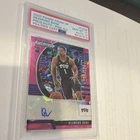 Panini 2020-21 Prizm Draft Picks Desmond Bane Pink Ice Auto RC #PA-DB PSA 10