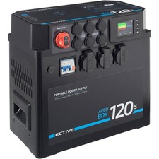 ECTIVE AccuBox 120S tragbare Powerstation 3000 Watt LiFePO4 Solargenerator Solar
