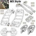 Chrome MX Floorboards Shifter Pegs Shift Kit For Touring Harley Road King Glide