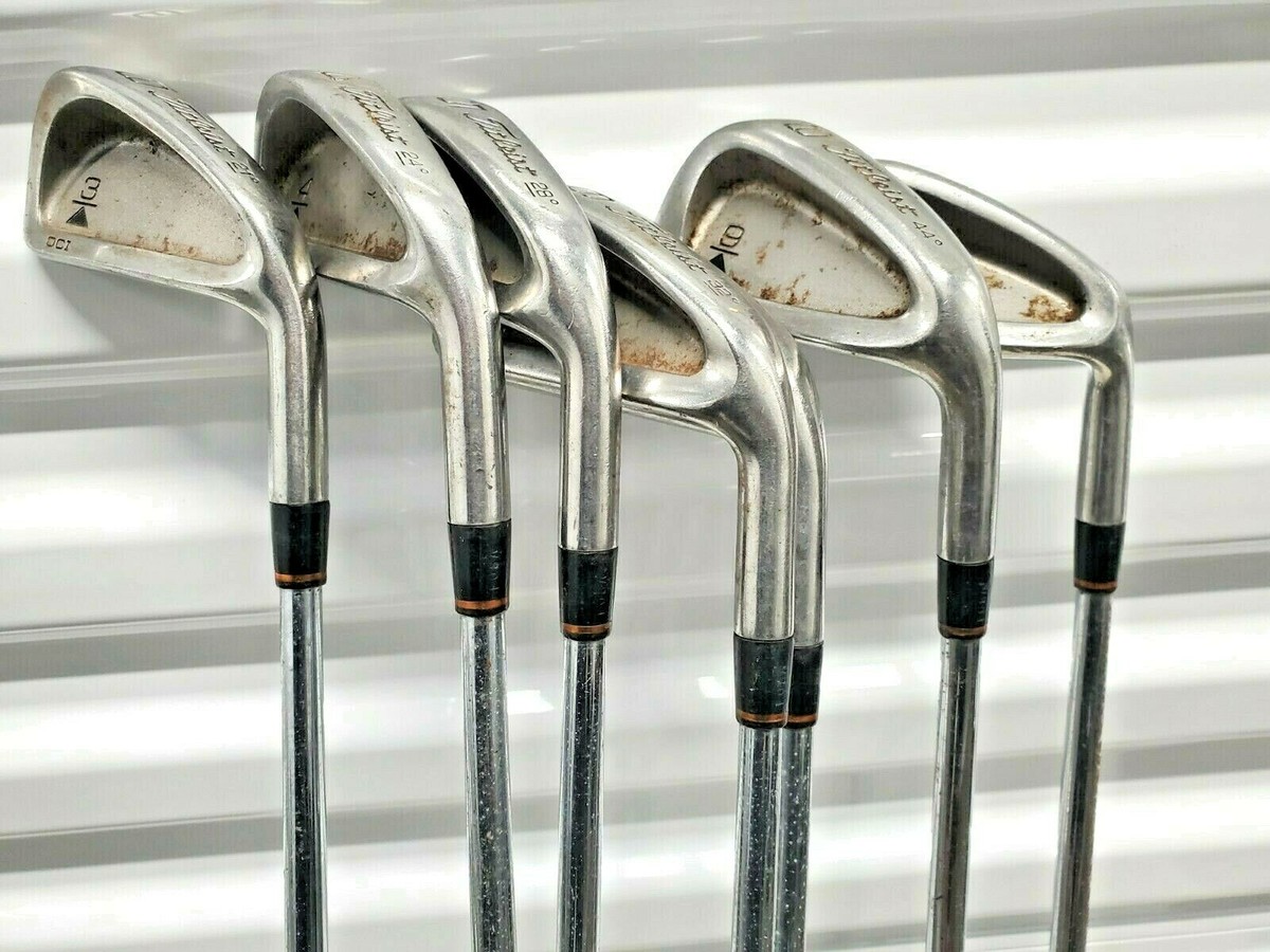 TITLEIST DCI IRONS SET 3, 4, 5, 6, 7, 9, P MS-20 STEEL SHAFT