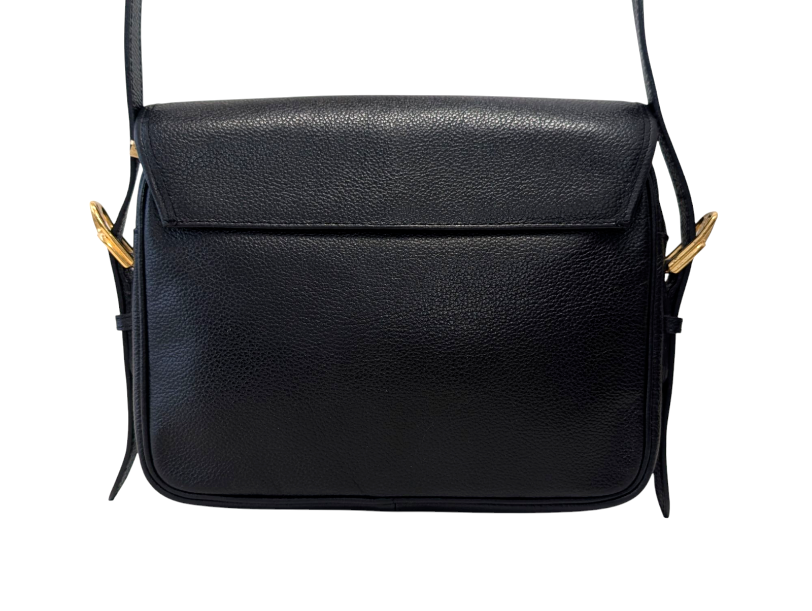 *Rara* Borsa a tracolla Yves Saint Laurent borsa pelle nera YSL vintage autentica