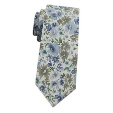 Men's Skinny Tie, Cotton Floral Ties for Men Wedding A Spring Bloom Floral