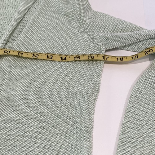 Tonet Made In Italy Cardigan Size Large Mint Green closed with one button - Picture 8 of 13
