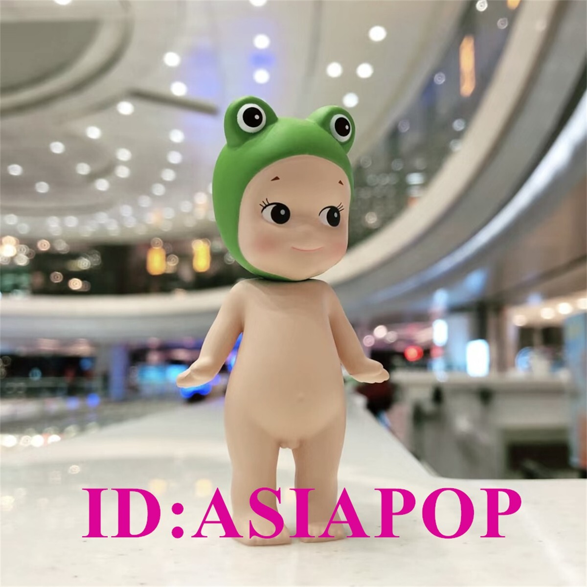 Sonny Angel カエル帽子 フィギュア（ボトル入り） Authentic Sonny Angel Animal Series VER 1 mini figure Frog