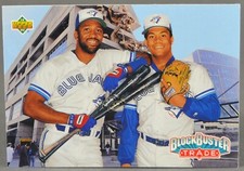 1993 Upper Deck Teammates Baseball #42 Roberto Alomar & Joe Carter Blue Jays