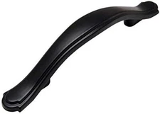 10 Pack - 8816FB Flat Black Cabinet Hardware Handle Pull - 3" 76mm Hole Centers