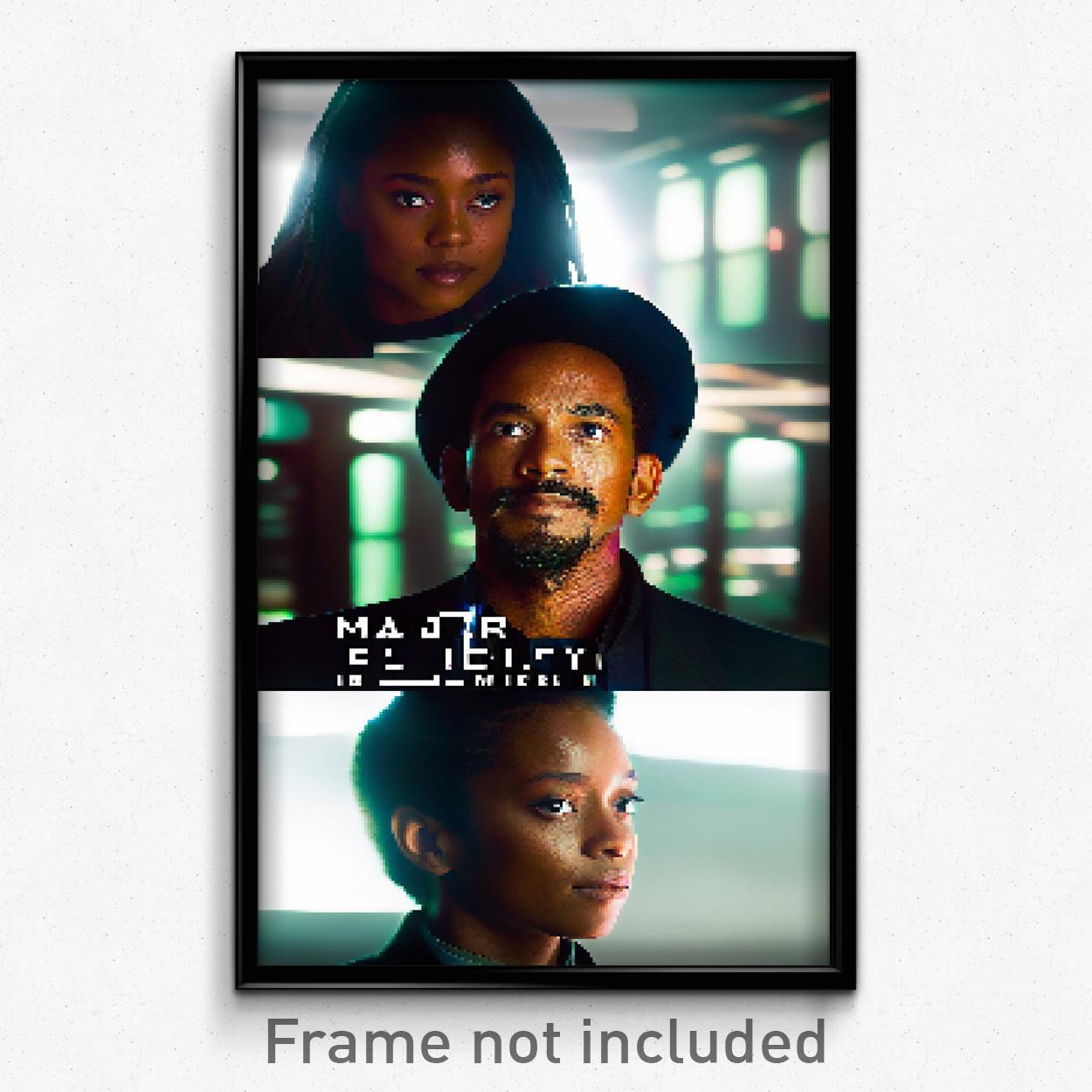 8-Bit Psychedelic Pixel Art Poster - Major Relicry Trippy Video Game Print