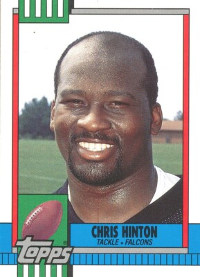 TOPPS-TRADED Chris Hinton VIKINGS FALCONS COLTS Northwestern