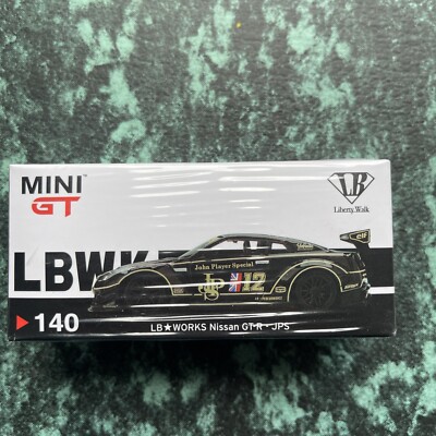 MINI GT 140 LB WORKS Nissan GT-R (R35) JPS Type 2, Rear Wing ver 3 RHD RARE