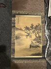 Large Antique Hand Painted Chinese Scroll