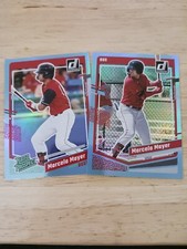 2023 Donruss Rated Carolina Blue Holo Prospect and Base Marcelo Mayer Red Sox