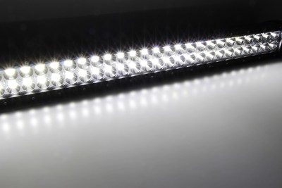 High Power LED Light Bars w/ Rear Bumper Mount Brackets For 11-up Ford