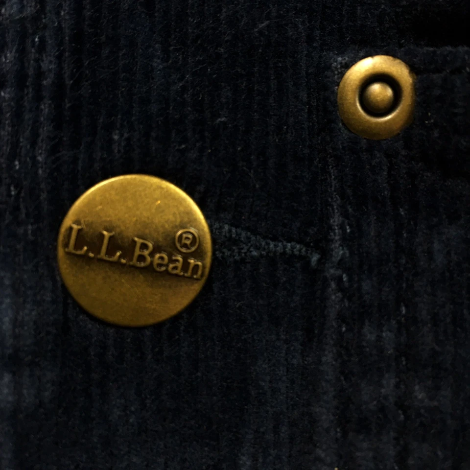 L.L. Mono largo de algodón pana azul talla 16 Bean para niña usado en excelente estado Foto 4 de 4