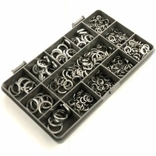 395 ASSORTED A4 STAINLESS STEEL M4 M5 M6 M8M10 M12 SPRING WASHERS WASHER KIT