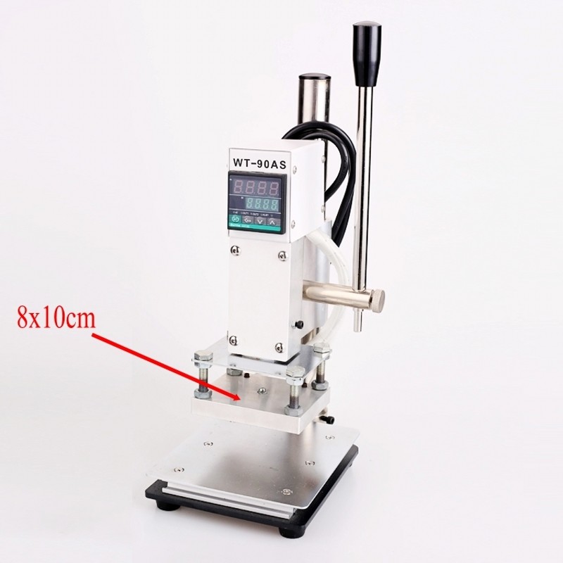 110V Embossing PVC Leather Hot Foil Machine 300W Digital Stamp Bronzing Printing