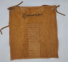 Leather Roll Up Pouch For Drill Bits or Screw Drivers. Ausland Richter. NOS
