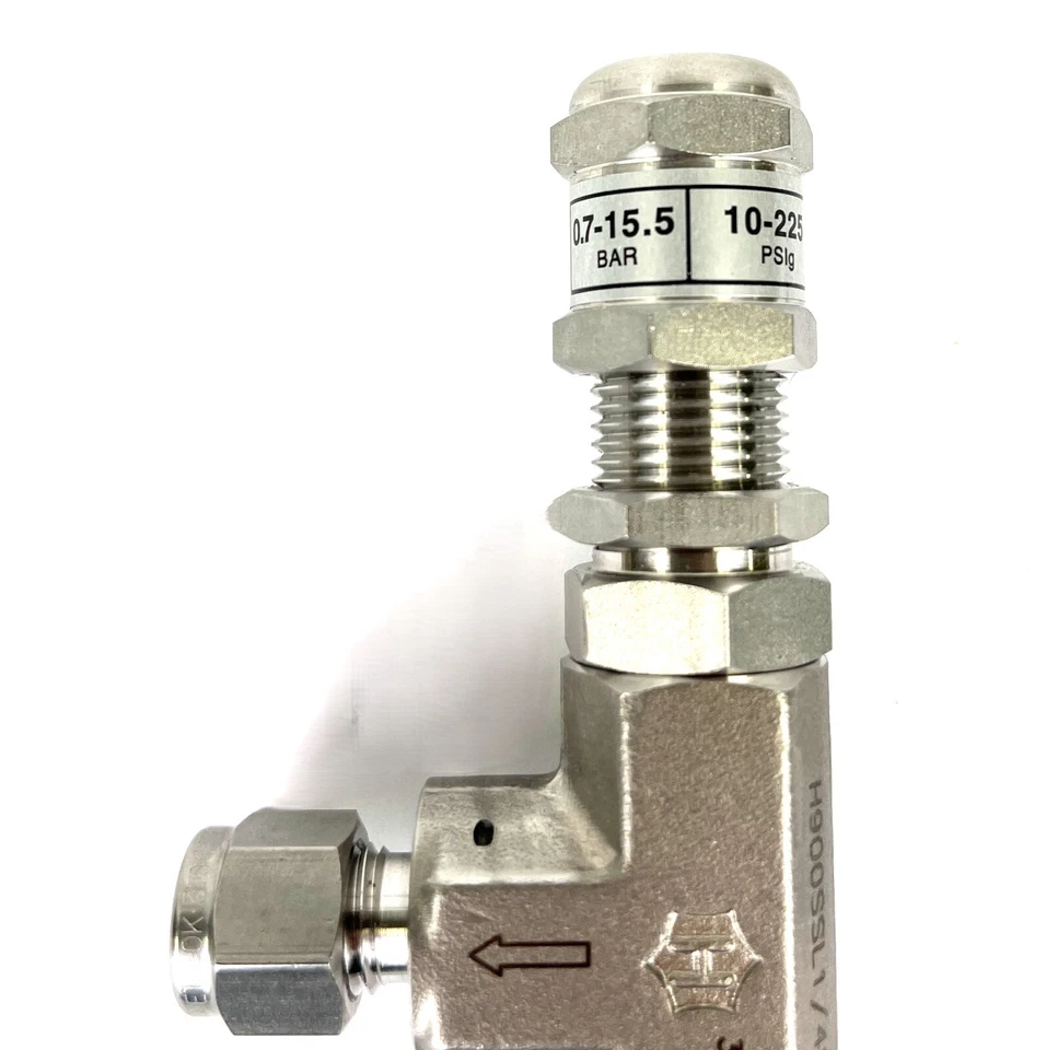 HAM-LET, H900SSL1/4SL, 300 PSI, PRESSURE RELIEF VALVE, 1/4" MNPT, NEW, NOS S - Image 4 of 4