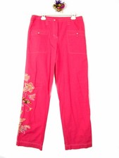 APRIORI Design Womens Pink Cotton Casual Embr...