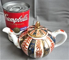 Meissen Mini Miniature Teapot - Victoria & Albert Museum 1985 Franklin Mint