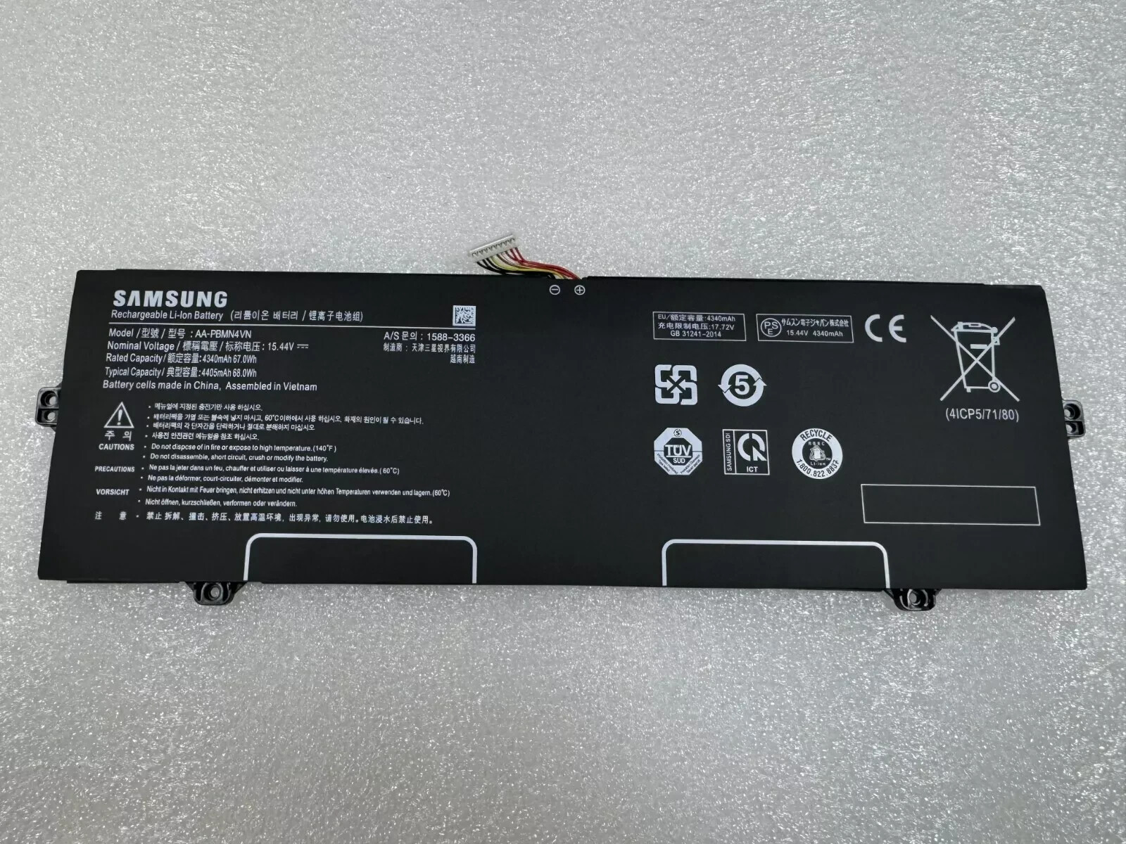 Genuine NEW AA-PBMN4VN Battery For Samsung Galaxy Book Pro 15 NP950XDB ...