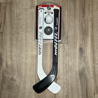 NHL Franklin Sports Mini Knee Hockey Set - Includes 2 Mini Sticks & 2 Foam Balls