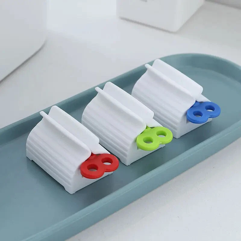 6 x Rolling Tube Toothpaste Squeezer Easy Dispenser Seat Holder Stand Bathroom - Image 2 of 4