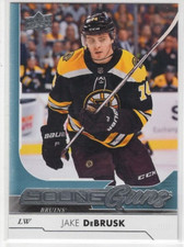 Jake DeBrusk 17-18 Upper Deck Series 1 Young Guns Rookie #212 Boston Bruins
