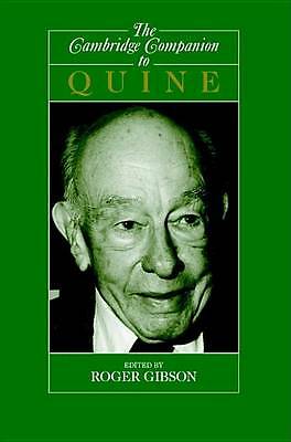 The Cambridge Companion to Quine Gibson Jr Paperback Cambridge University Press