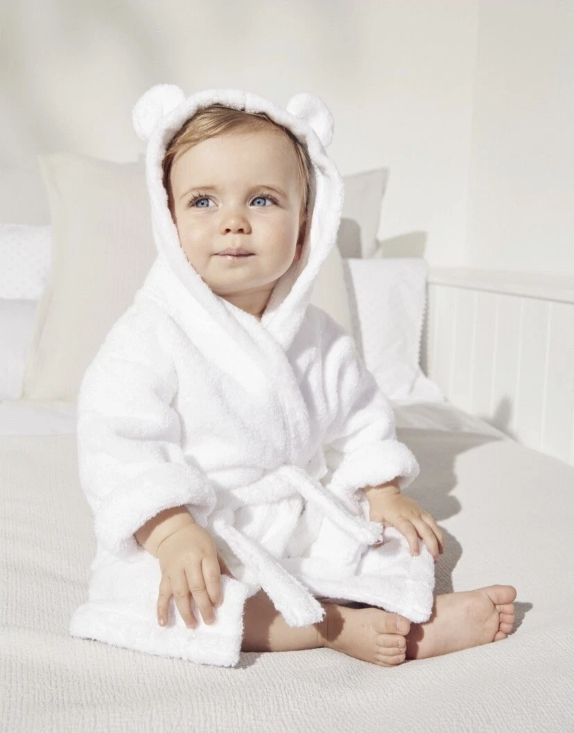 Baby dressing top gown white company