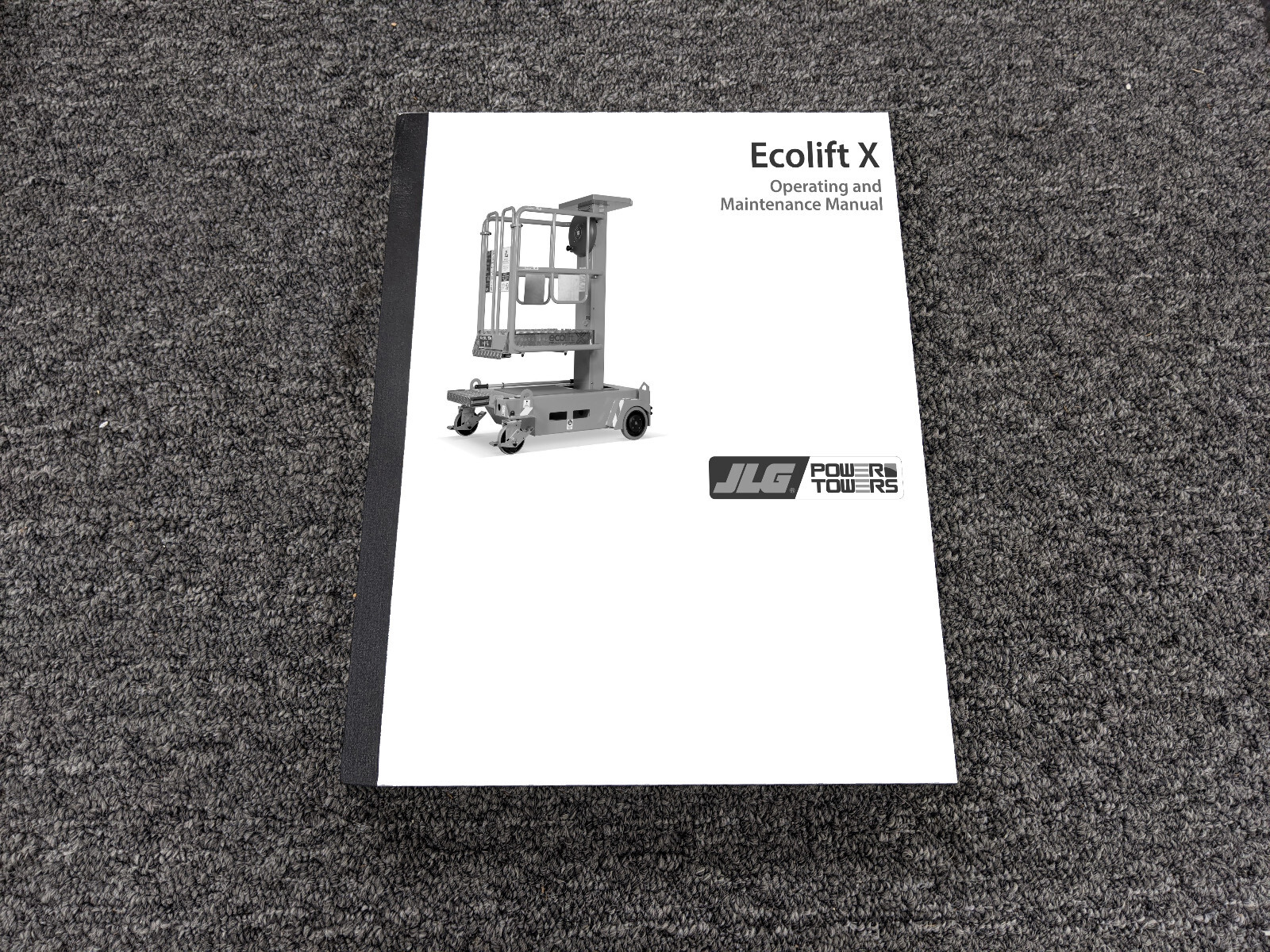 JLG Power Towers Ecolift X Vertical Lift Maintenance User Owner Operator Manual