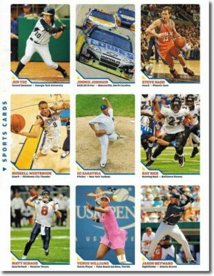 2010 Steve Nash SPORTS Illustrated 9 Karte Menge '' Uncut Blatt W / cc Sabbathia