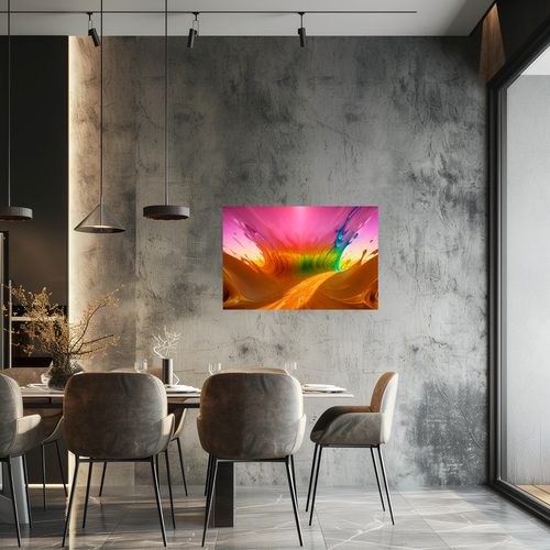 Unframed Abstract Wall Art, poster, print. Unframed Canvas, picture, home decor. - Picture 3 of 8